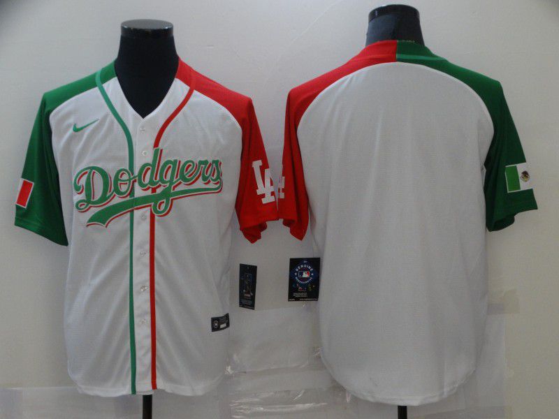 Men Los Angeles Dodgers Blank White Game 2021 Nike MLB Jersey